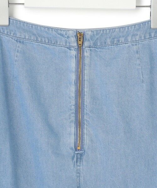 23区 / ニジュウサンク ミニ・ひざ丈スカート | 【洗える】ライトダンガリー フレア スカート | 詳細13