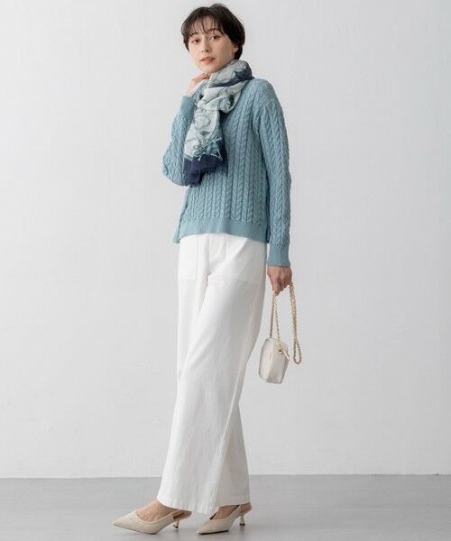 23区 / ニジュウサンク マフラー・ショール・スヌード・ストール | スカーフプリント ストール | 詳細3