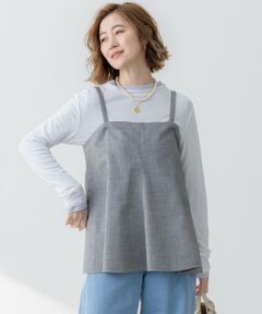 23区 / ニジュウサンク シャツ・ブラウス | 【洗える】スラブツイードストレッチ キャミソール ブラウス