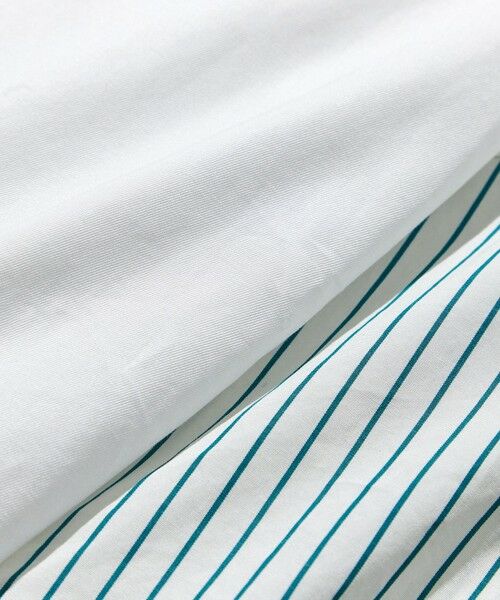 23区 CANCLINI クロップド シャツ 洗える】CANCLINI クロップド テントライン シャツ / 23区 S
