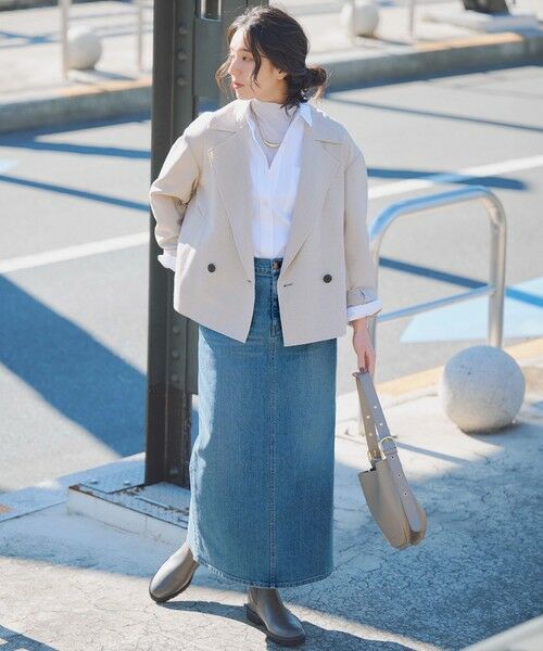 23区 / ニジュウサンク シャツ・ブラウス | 【洗える】CANCLINI クロップド テントライン シャツ | 詳細1