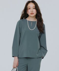 23区 / ニジュウサンク シャツ・ブラウス | 【洗える】2WAYストレッチツイル ブラウス