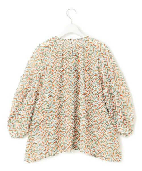 23区 / ニジュウサンク シャツ・ブラウス | 【洗える】シアーヘリンボーンプリント ブラウス | 詳細4