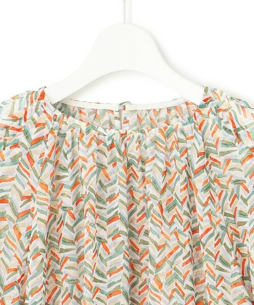 23区 / ニジュウサンク シャツ・ブラウス | 【洗える】シアーヘリンボーンプリント ブラウス | 詳細5