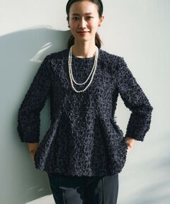 23区 / ニジュウサンク シャツ・ブラウス | 【VERYコラボ】ボタニカル カットジャカード ブラウス