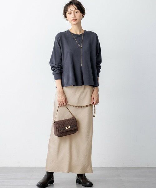 23区 / ニジュウサンク カットソー | 【SLOW/一部店舗限定】好評につき追加生産！ハイゲージテリー スウェット デザイン カットソー | 詳細8