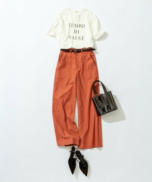 23区 / ニジュウサンク カットソー | 【SLOW/一部店舗限定】MVSコットン  ロゴTシャツ | 詳細8