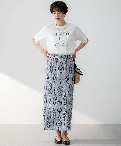 23区 / ニジュウサンク カットソー | 【SLOW/一部店舗限定】MVSコットン  ロゴTシャツ | 詳細5