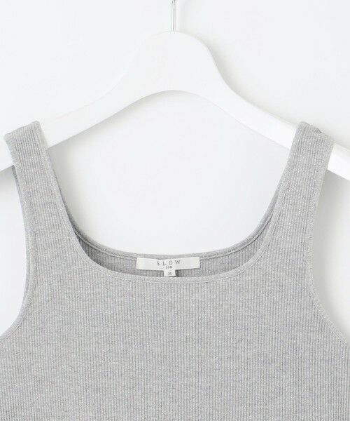 23区 / ニジュウサンク タンクトップ | 【SLOW/一部店舗限定】好評につき新色追加！ラメリブジャージー タンクトップ | 詳細15