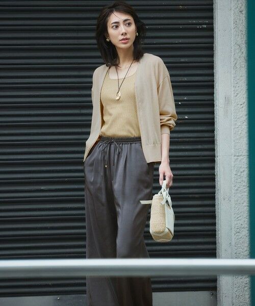 23区 / ニジュウサンク タンクトップ | 【SLOW/一部店舗限定】好評につき新色追加！ラメリブジャージー タンクトップ | 詳細19