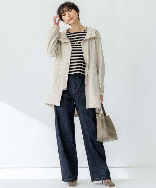 23区 / ニジュウサンク カットソー | 【CanCam４月号掲載/洗える】Armor-lux スムース バックボタン ボーダー カットソー | 詳細4