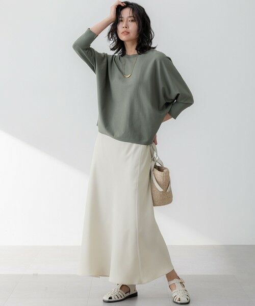 23区 / ニジュウサンク ニット・セーター | 【洗える】コンフォートストレッチ ドルマンスリーブ ニット | 詳細15