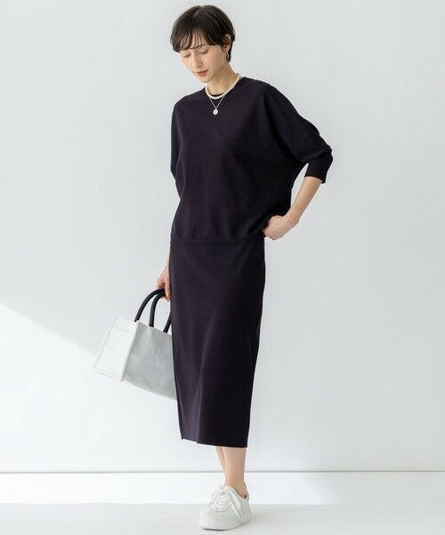 23区 / ニジュウサンク ニット・セーター | 【洗える】コンフォートストレッチ ドルマンスリーブ ニット | 詳細23