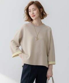 23区 / ニジュウサンク ニット・セーター | 【洗える】バイカラー リターンスリーブ ニット