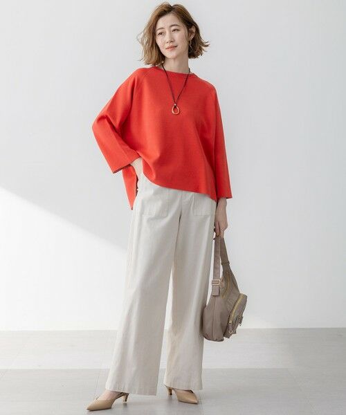 23区 / ニジュウサンク ニット・セーター | 【洗える】バイカラー リターンスリーブ ニット | 詳細1