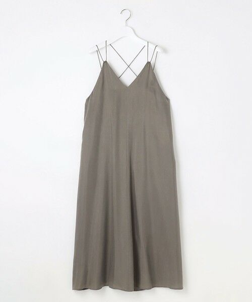 23区 / ニジュウサンク ロング・マキシ丈ワンピース | 【SLOW/一部店舗限定】キュプラフィブリルクロス キャミ ワンピース | 詳細4