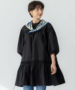 23区 / ニジュウサンク ロング・マキシ丈ワンピース | 【洗える】コンパクトライトクロス ピンタック チュニックワンピース