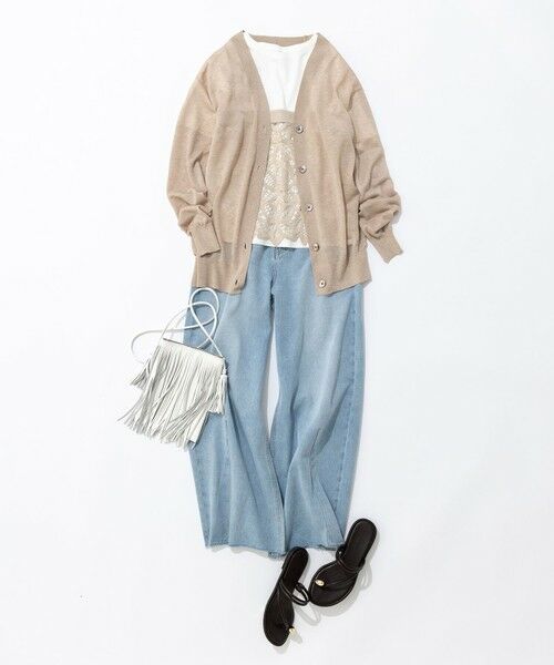 SLOW/一部店舗限定】LIGHT DENIM バレルワイド パンツ （デニム