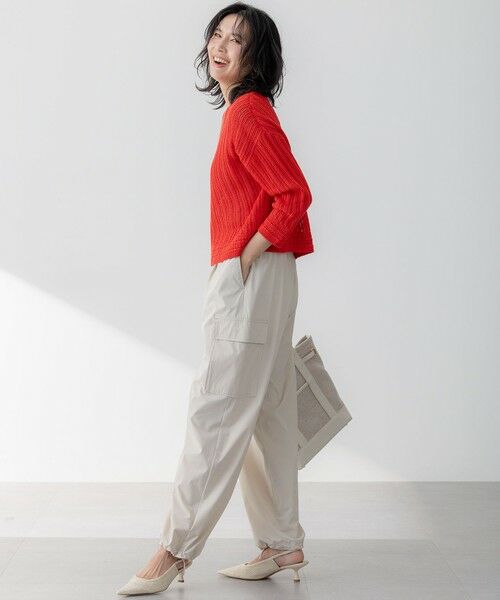 23区 / ニジュウサンク その他パンツ | 【撥水加工/洗える】ナイロン2WAYストレッチ パラシュート パンツ | 詳細1