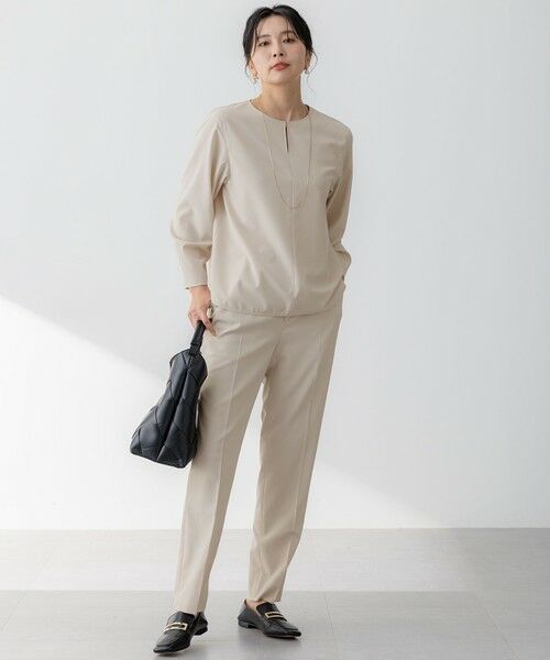 23区 / ニジュウサンク その他パンツ | 【セットアップ対応/洗える】2WAYストレッチツイル ドロスト パンツ | 詳細11