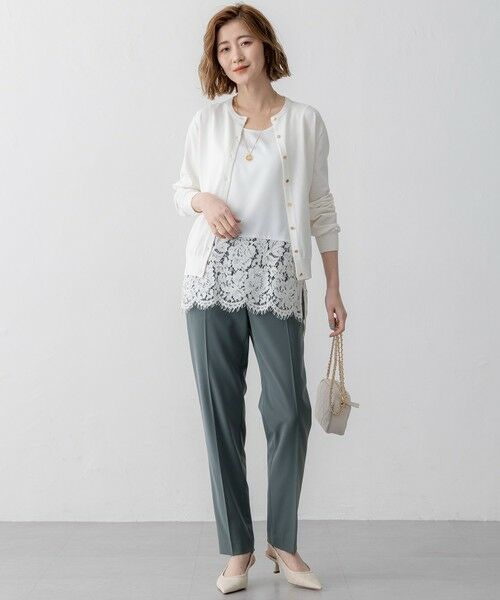 23区 / ニジュウサンク その他パンツ | 【セットアップ対応/洗える】2WAYストレッチツイル ドロスト パンツ | 詳細16