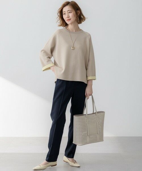 23区 / ニジュウサンク その他パンツ | 【セットアップ対応/洗える】2WAYストレッチツイル ドロスト パンツ | 詳細20