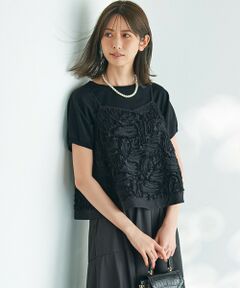 23区 / ニジュウサンク シャツ・ブラウス | 【好評につき追加生産/洗える】リボンエンブロイダリー キャミソール