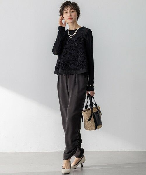 23区 / ニジュウサンク シャツ・ブラウス | 【好評につき追加生産/洗える】リボンエンブロイダリー キャミソール | 詳細6