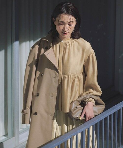 23区 / ニジュウサンク シャツ・ブラウス | 【WEB&一部店舗限定カラーあり】ソフトオーガンジー ボリューム ブラウス | 詳細11