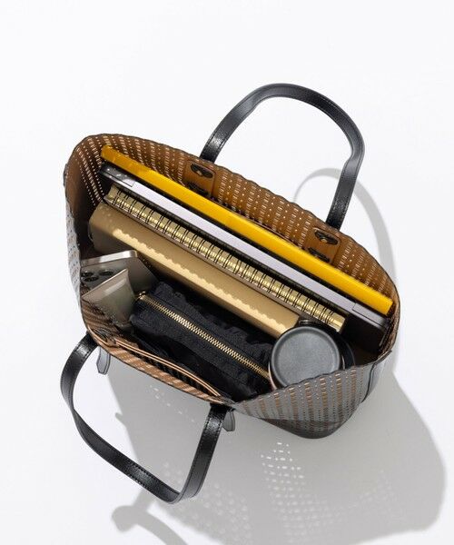 COURONNE/(正規品/関税送料込み) Facade トート22 セール】 フェイクレザー カットアウト トートバッグ (トート