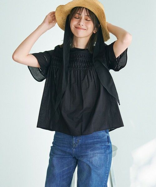 23区 / ニジュウサンク ハット | 【Oggi8月号掲載/UVケア】ラフィア リボン ハット | 詳細1