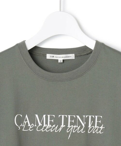 23区 / ニジュウサンク カットソー | 【洗える】CA ME TENTE ロゴ TEE | 詳細14