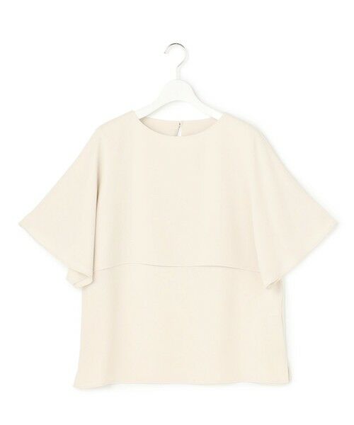 23区 / ニジュウサンク カットソー | 【新色追加】ストレッチジョーゼット  ケープデザイン カットソー | 詳細17