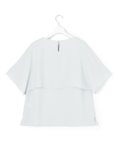 23区 / ニジュウサンク カットソー | 【吸水速乾/UVカット/接触冷感】ストレッチジョーゼット  ケープデザイン カットソー | 詳細15