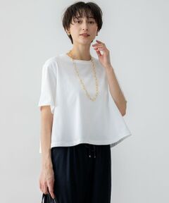 23区 / ニジュウサンク カットソー | 【GLOW6月号掲載/洗える】スビンギザコットン クロップド Tシャツ
