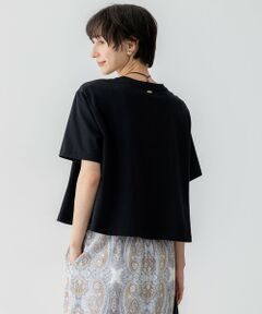 23区 / ニジュウサンク カットソー | 【GLOW6月号掲載/洗える】スビンギザコットン クロップド Tシャツ