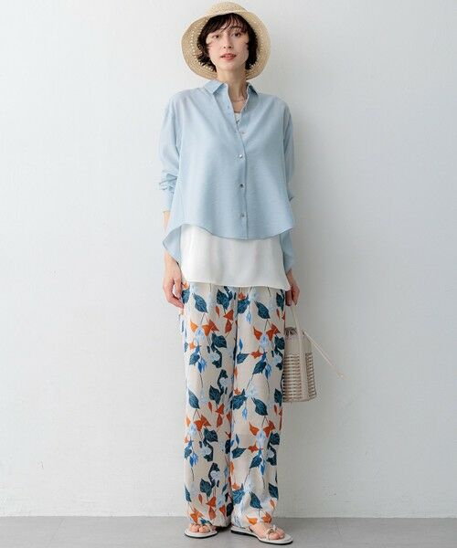 23区 / ニジュウサンク タンクトップ | 【新色追加/Oggi掲載】ミスティサテン タンクトップ | 詳細5