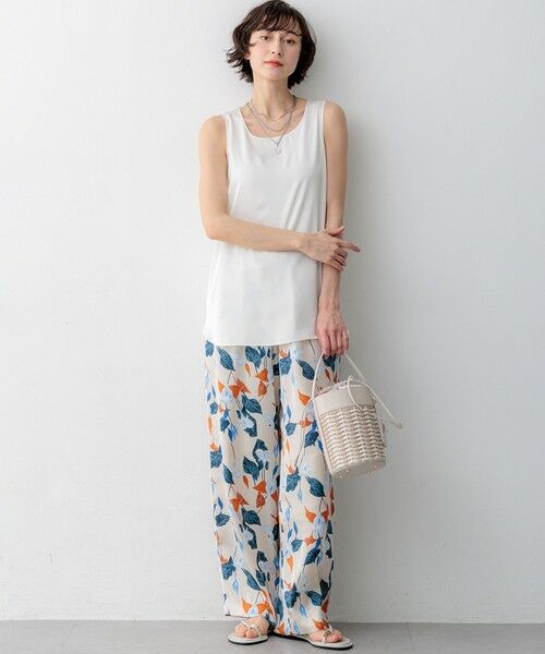 23区 / ニジュウサンク タンクトップ | 【新色追加/Oggi掲載】ミスティサテン タンクトップ | 詳細4