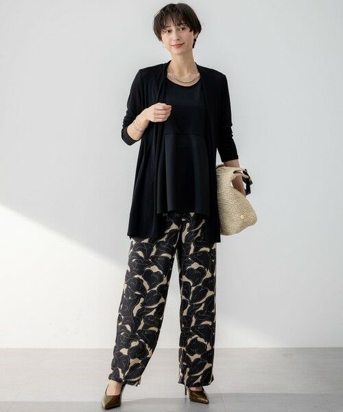 23区 / ニジュウサンク タンクトップ | 【洗える】ナチュラルコットンベア タフタコンビ タンクトップ | 詳細12