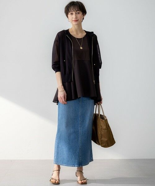 23区 / ニジュウサンク タンクトップ | 【洗える】ナチュラルコットンベア タフタコンビ タンクトップ | 詳細20