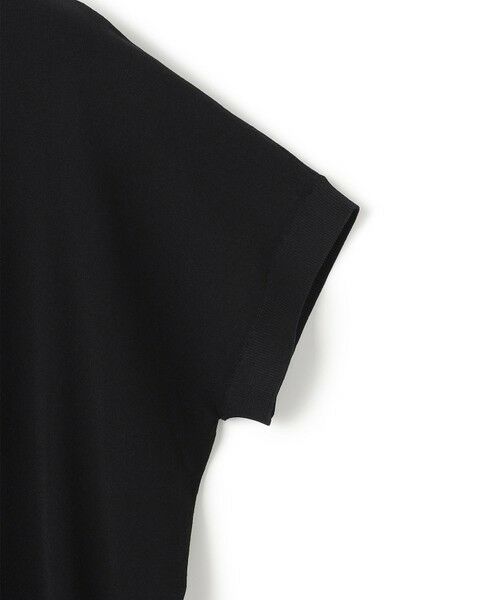 23区 / ニジュウサンク ニット・セーター | 【洗える】レーヨンポリエステルストレッチ フレンチスリーブ ポロニット | 詳細7