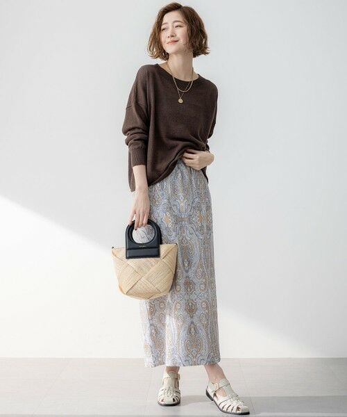 23区 / ニジュウサンク ニット・セーター | 【洗える】ピュアリネン ワイド ニット | 詳細15