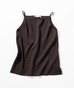 23区 / ニジュウサンク キャミソール・チューブトップ | 【洗える】シャイニーシアー ニット キャミソール