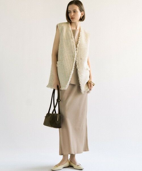 23区 / ニジュウサンク キャミソール・チューブトップ | 【洗える】シャイニーシアー ニット キャミソール | 詳細12