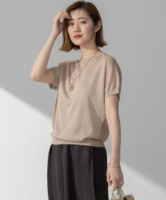 23区 / ニジュウサンク ニット・セーター | 【洗える】シャイニーシアー ドルマン ニット