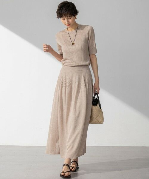 23区 / ニジュウサンク ニット・セーター | 【洗える】シャイニーシアー リブ ニット | 詳細18