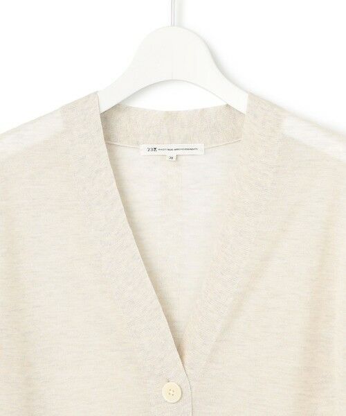 23区 / ニジュウサンク カーディガン・ボレロ | 【CanCam10月号掲載/CLASSY.10月号掲載】シャイニーシアー カーディガン | 詳細5