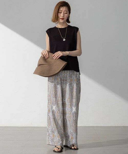 23区 / ニジュウサンク ニット・セーター | 【CanCam10月号掲載/新色追加】シャイニーシアー ノースリーブ ニット | 詳細8