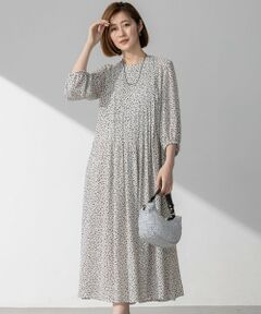 23区 / ニジュウサンク ロング・マキシ丈ワンピース | 【接触冷感/吸水速乾/洗える】ペインティングプリント ワンピース