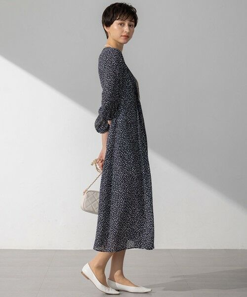 23区 / ニジュウサンク ロング・マキシ丈ワンピース | 【接触冷感/吸水速乾/洗える】ペインティングプリント ワンピース | 詳細5